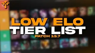 Low ELO Support Tierlist
