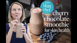 Cherry Chocolate Smoothie for skin health