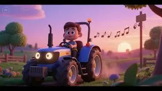 Traktorfahrt Melodie in der Abendd&auml;mmerung 🚜🌅🎶 | Schlaflied & Kinderlied | Nursery Rhymes