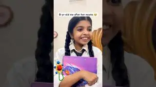 Kids after Exams🥹 | Every Exam Ever Part-11 #relatable #shorts #exams #childhood #examtime