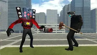 NEW MECHA CORRUPTED SPEAKERMAN VS NEW CAMERAMAN AND OTHER BOSSES In Garry's Mod!