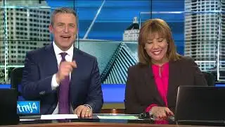 Carole Meekins, Steve Chamraz get serious case of the giggle during 