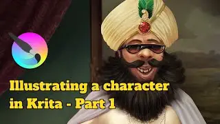 Illustrating a Character in Krita - Part 1