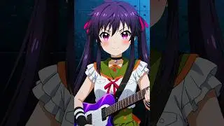 Kurumi Ebisuzawa with guitar (Gakkou Gurashi) #anime #song