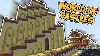 Minecraft Java &mdash; ШЕСТНАДЦАТЬ ГРАНДИОЗНЫХ ЗАМКОВ!! &mdash; Пользовательская карта: Коллекция замков