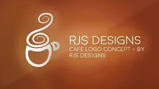 Cafe Logo Concept [Speed Art] Photoshop + Illustrator by RJS Designs
