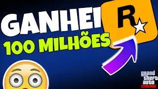 URGENTE GANHEI 100 MILHÕES DA ROCKSTAR GAMES GLITCH DE DINHEIRO SOLO NO GTA 5 ONLINE FROZEN MONEY