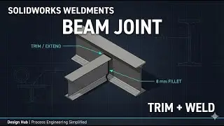 Секреты проектирования сварных соединений балок в SolidWorks раскрыты.