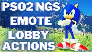 PSO2 NGS 821: Eat Roll Cake Emote Lobby Action 821「ロールケーキを食べる」