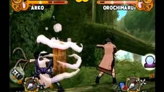 Naruto Ultimate Ninja 3 Anko vs Orochimaru