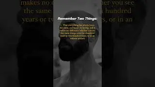 Remember Two Things! #selfmastery #motivation #masculineclarity