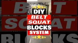 New YouTube video has dropped! DIY Belt Squat Blocks System! #beltsquat #diygym #garagegym #homegym
