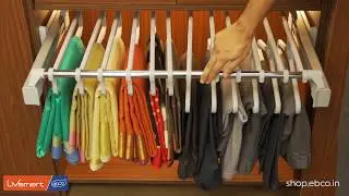 Wardrobe Rack &ndash; Trouser/Saree | Elegant, provides easy access and stores more