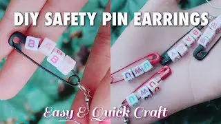 DIY SAFTEY PIN EARINGS (ALT STYLE ACCESSCORIES)