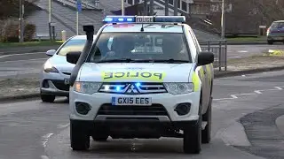 Sussex Police, Rural Crime Team, Marked Mitsubishi L200, responding in Lewes to an emergency. 