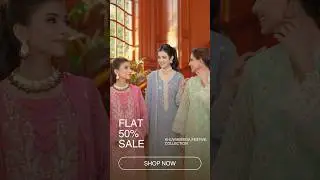 Khuwabeeda Festive Collection is here with Flat 50% OFF &mdash; shop now at www.addee.pk
