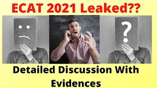 Ecat Paper 2021 Leaked || Breaking News || Ecat 2021 || UET || Virtual University Centre