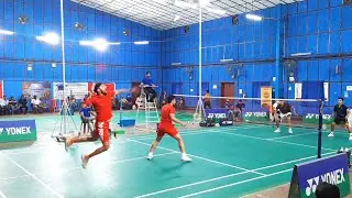 W.B. Senior State Ranking Badminton Tournament Koushik Paul & Pallab Bose Vs Ankit Mondal & Ashmit