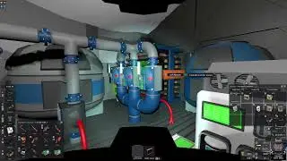 Stationeers Combusting Fuel into water on Europa for Mushroom CO2 farm.