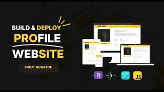 Build a Responsive Profile Website with Bootstrap 5 & JavaScript  Part 1 - Setup [Pidgin English]