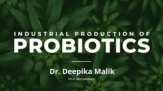 Industrial Production of Probiotics - Dr. Deepika Malik | Ph.D. ( Microbiology )