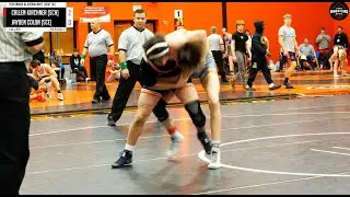 Callen Kirchner of Schaumburg [R] v. Jayden Colon of St. Charles East [G] (144)