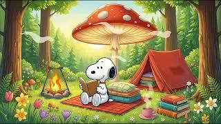 Snoopy Coffee Time ☕ Jazzy Lofi for Work & Reading