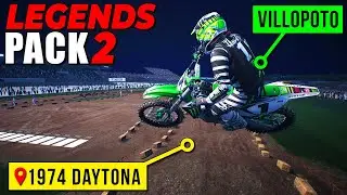 New Legends 2 DLC With Villopoto & 1974 Daytona! - Monster Energy Supercross 5
