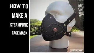 HOW TO MAKE a STEAMPUNK FACE MASK - With copper details