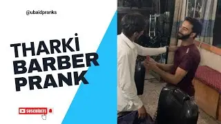 Therki barber prank / prank funny video /ubaidpranks #barberprank #crazyreactions #prankwars