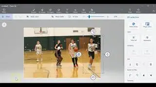 Paint 3D Moving objects from one graphic to another