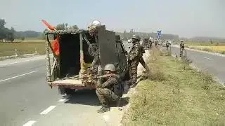 Militant attack security forces in Nowgam of Srinagar, no loss of life or injury
