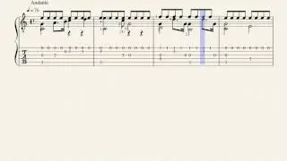 Etude n&deg;3 op.40 - Leonard Schulz (1810 - 1860) - Tablature