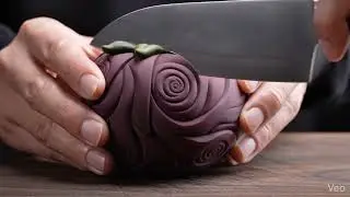 Cutting the Yami Yami Fruit in Half&hellip; It&rsquo;s Liquid Inside 🖤 ASMR