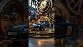 Where timeless craftsmanship meets future speed.#AudiR8 #SteampunkDream #TimelessMachine #GearheadHe