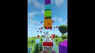 Minecraft Tnt Firework #minecraft #shorts