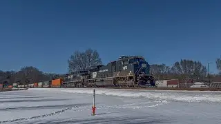NS 240-31 (Intermodal) With The Penn Central Heritage Unit Through Bessemer City NC