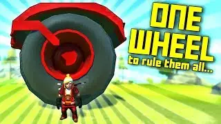 One Wheeled Creations That Prove Cars Are Useless...  - Scrap Mechanic Workshop Hunters
