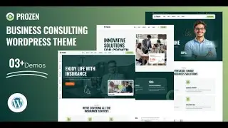 Prozen - Business Consulting WordPress Theme Tutorial | Install , Activate License & Demo Import