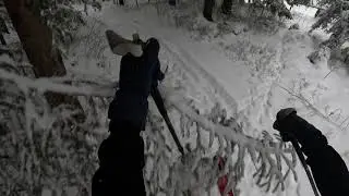 Destroying my Ski's on some Hidden Rocks