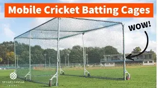 Mobile Cricket Batting Practice Net Cage