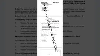 MRDE 4 ENGLISH MEDIUM SOLVED ASSIGNMENT 2021-22 | FOR PDF WHATSAPP ON 9354372788