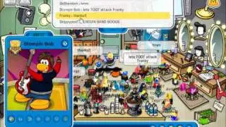 Club Penguin I met Franky and Stompin Bob 2011 HD