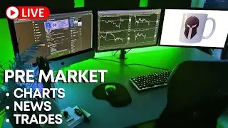 🔴 Live: Premarket Setup in AI Stocks (META GOOG NVDA Analysis)