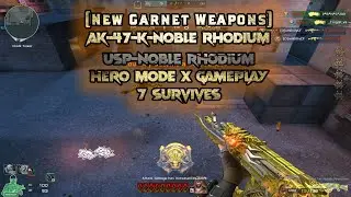 Crossfire West | [NEW] AK-47-K-Noble Rhodium & USP-Noble Rhodium | Hero Mode X Gameplay