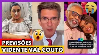 🚨 ALERTA NA PREVIS&Atilde;O DO VIDENTE VAL COUTO  PARA A CANTORA PRETA GILO 08/04/2025 #valcouto