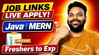 100+ Jobs Live Apply 🔥 | MERN | Java | Software Engineer | Fresher & Experienced