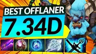 ABUSE Spirit Breaker NOW for Easy MMR - Best Build Tips - Dota 2 7.34D Offlane Guide
