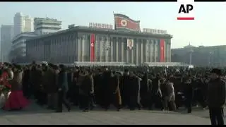 North Koreans mark 70th birthday of their late leader, Kim Jong II