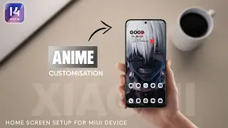 Dark Anime Theme customisation || Home screen setup for miui users.